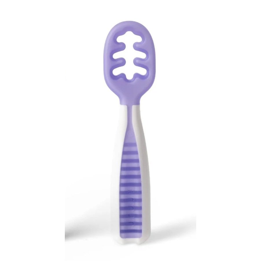 NumNum Baby Spoons Self Feeding 6+ Months | Silicone Pre-Spoons 2-Pack BPA Free